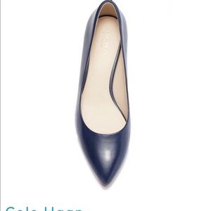 NWOB Cole Haan Kitten Pump Navy Size 10